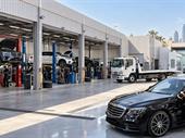 automotive service with car