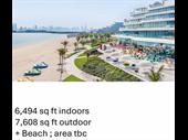 palm jumeira on beach